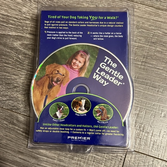 NEW Premier Gentle Leader Headcollar Size Small 6-25 lbs Training DVD Included - Picture 2 of 8